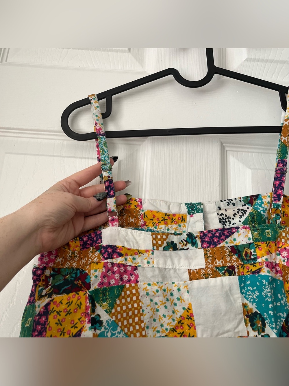 NWOT Women's Anthropologie Pilcro Patchwork Boxy Tank Top size Small - Picture 5 of 6
